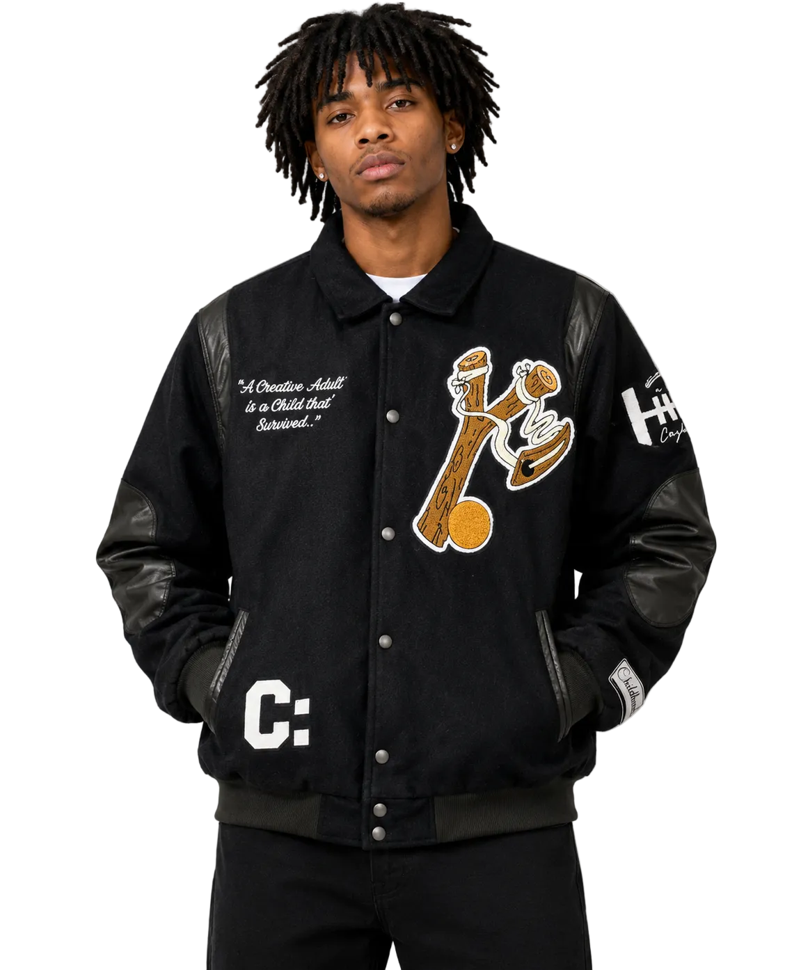 A Creative Adult Varsity Jacket